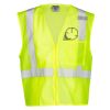 Unisex Single Pocket Zipper Mesh Vest Thumbnail